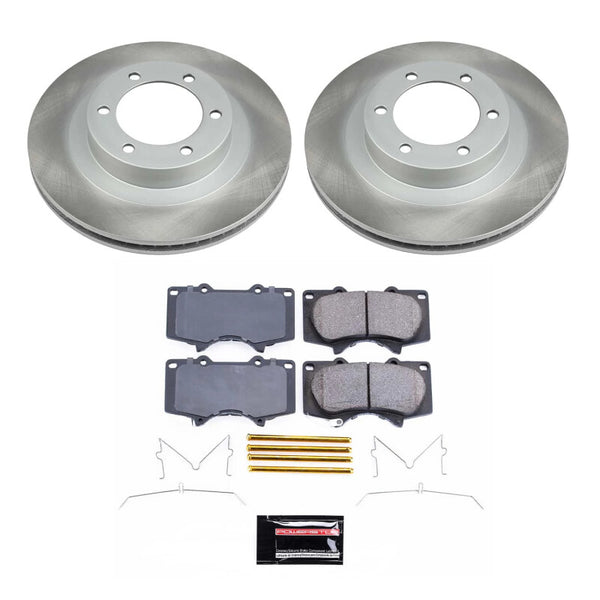 Semi-Coated Rotor Kit Front — 03-09 Toyota 4Runner