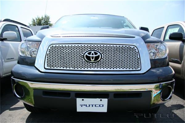 Punch Stainless Steel Grilles — 07-09 Toyota Tundra