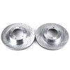 Evolution Drilled & Slotted Rotors Front - Pair — 03-09 Lexus GX470
