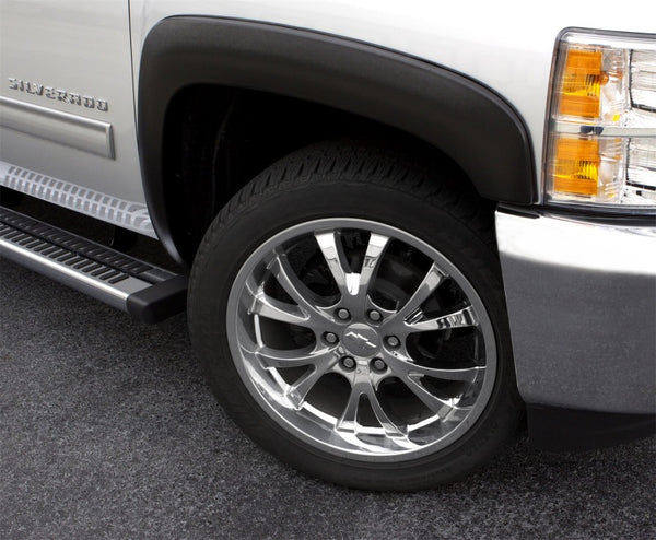 SX-Sport Style Smooth Elite Series Fender Flares - Black (4 Pc.) — 16-17 Toyota Tacoma