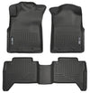 WeatherBeater Combo Black Floor Liners — 05-13 Toyota Tacoma