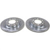 Drilled & Slotted Rotor Rear - Pair — 23-24 Toyota Sequoia