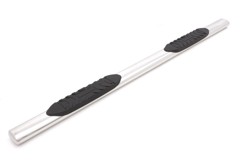 5in. Oval Straight SS Nerf Bars Access Cab - Polished — 05-17 Toyota Tacoma