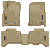 WeatherBeater Tan Front & 2nd Seat Floor Liners — 2013 Toyota 4Runner