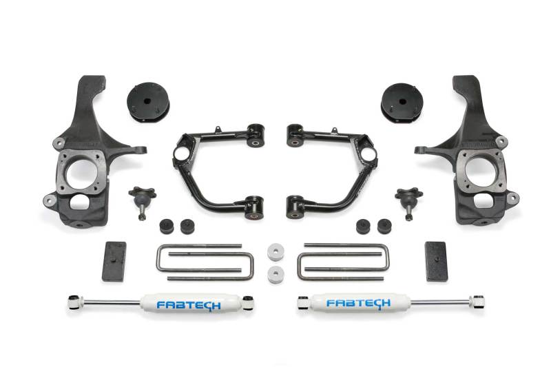 2WD/4WD 4in Budget UCA System w/Rear Perf. Shocks — 16-19 Toyota Tundra