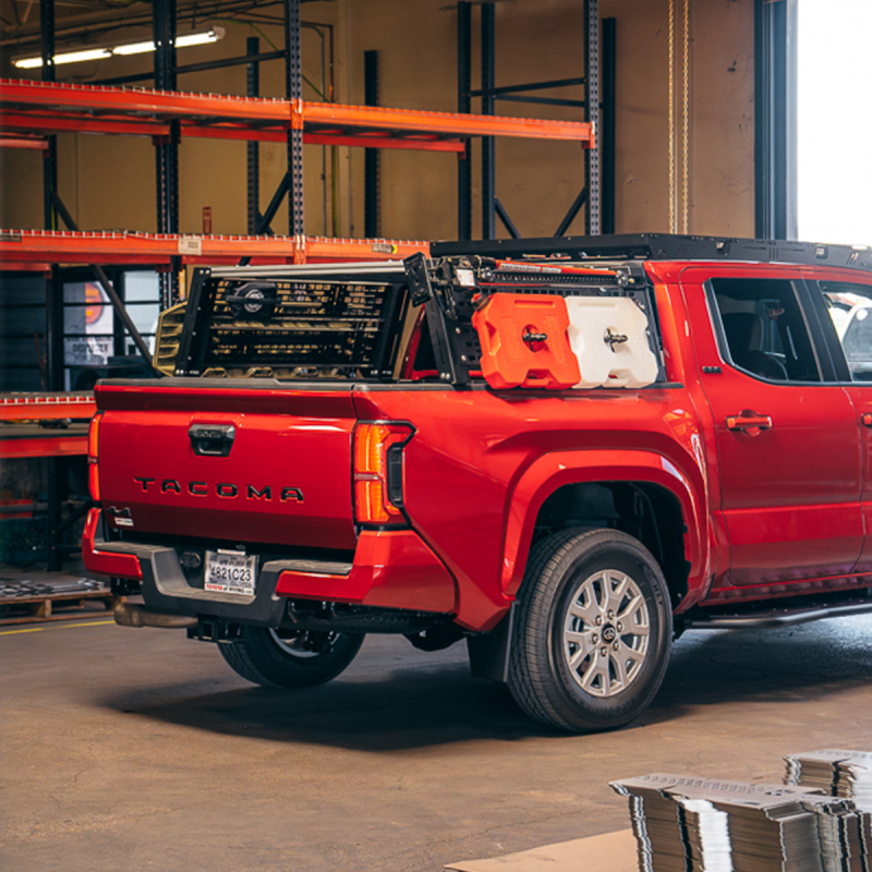 Overland Bed Rack For - Short Bed Mid Height Rack — 2024+ Toyota Tacoma