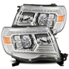 NOVA LED Projector Headlights Plank Style Chrome w/Activation Light/DRL — 05-11 Toyota Tacoma