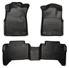 WeatherBeater Combo Black Floor Liners — 05-13 Toyota Tacoma