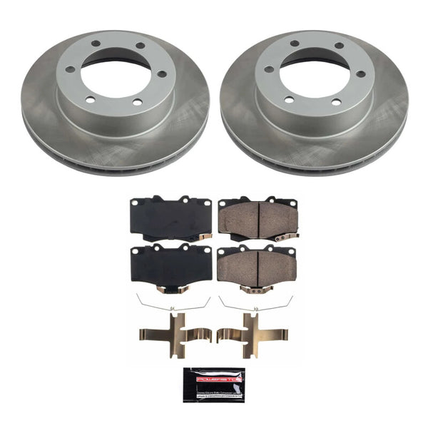 Semi-Coated Rotor Kit Front — 95-04 Toyota Tacoma