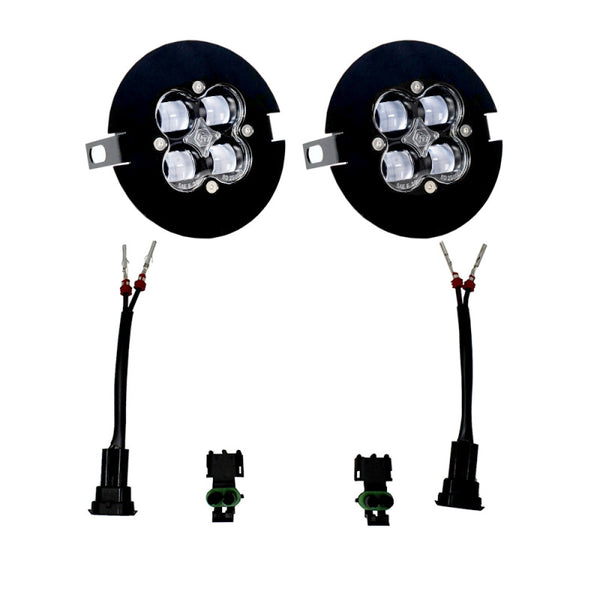 Clear SAE Fog Pocket Light Kit — 05-11 Toyota Tacoma