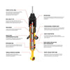 Nitrocharger Plus Shock - Rear — Toyota Land Cruiser 200 Series