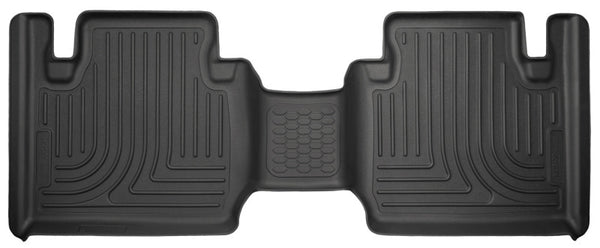 WeatherBeater Second Row Black Floor Liners Extended Cab — 12-15 Toyota Tacoma