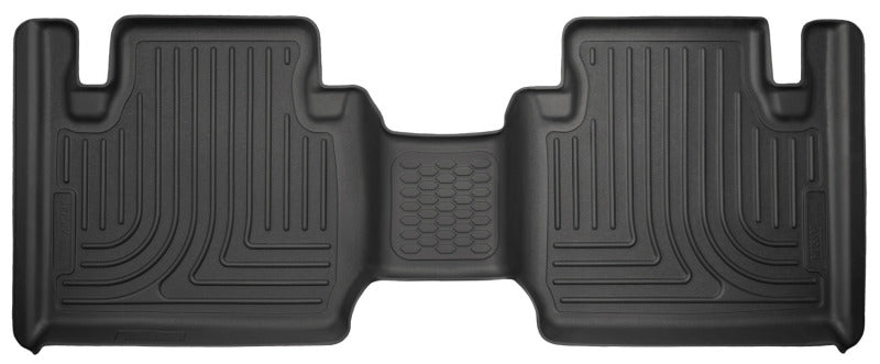 WeatherBeater Second Row Black Floor Liners Extended Cab — 12-15 Toyota Tacoma