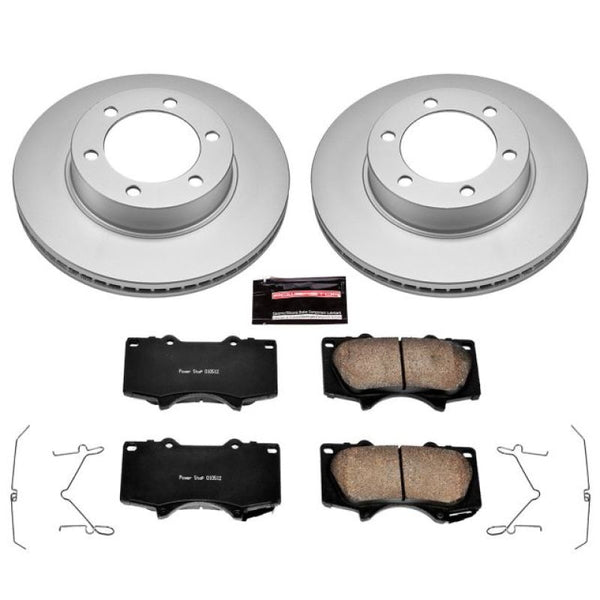 Z17 Evolution Geomet Coated Brake Kit Front — 01-07 Toyota Sequoia