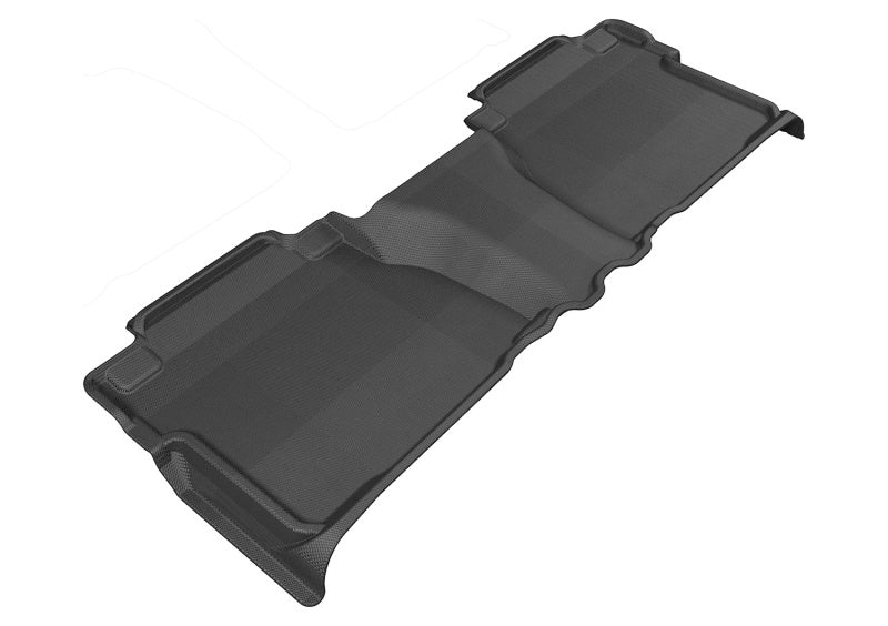 Kagu 2nd Row Floormats Double Cab - Black — 2007-2013 Toyota Tundra