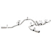Cat-Back SC LB CC SB 4.6L/5.7L V8 SS 2.5 Dual Split Rear 4in Tip — 10-15 Toyota Tundra