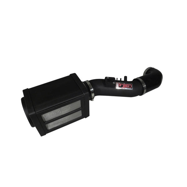 4.7L V8 w/ Power Box Wrinkle Black Power-Flow Air Intake System — 05-06 Toyota Tundra