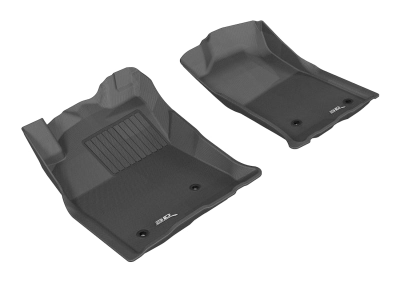 Reg/ACS/DBL Cab Kagu 1st Row Floormat - Black — 2005-2011 Toyota Tacoma