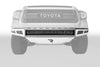 M-RDS Front Bumper - Gloss Black w/Silver Skid Plate — 14-17 Toyota Tundra