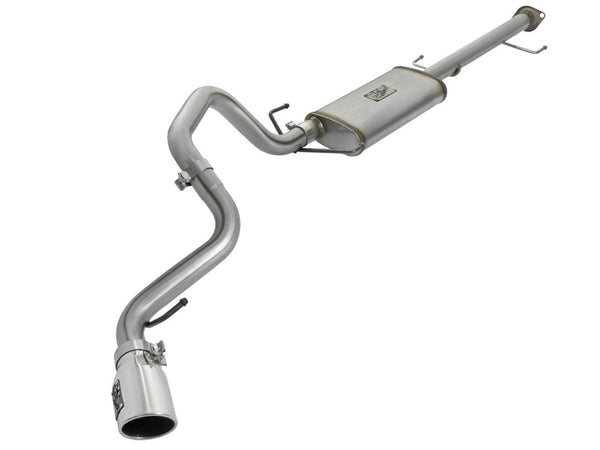MACH Force Xp 2.5in SS Cat-Back Single Side Exit Exhaust w/Polished — 07-14 Toyota FJ Cruiser