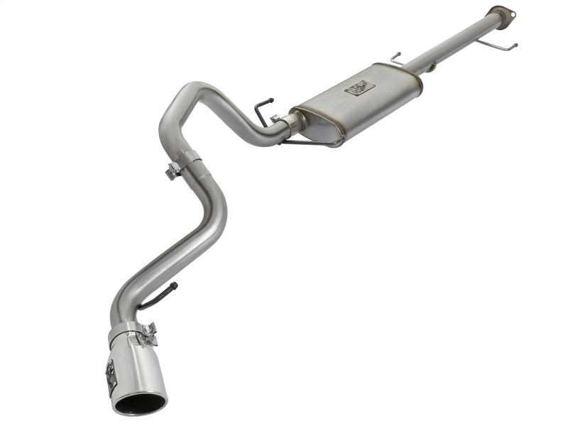 MACH Force Xp 2.5in SS Cat-Back Single Side Exit Exhaust w/Polished — 07-14 Toyota FJ Cruiser