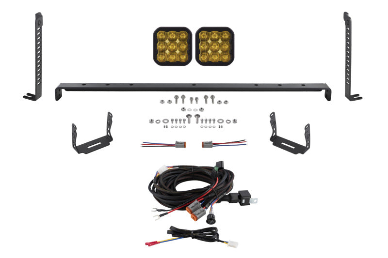 SS5 Stealth Grille LED 2-Pod Kit - Yellow Pro Driving — 14-23 Toyota 4Runner