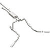Cat-Back SC LB CC SB 4.6L/5.7L V8 SS 2.5 Dual Split Rear 4in Tip — 10-15 Toyota Tundra