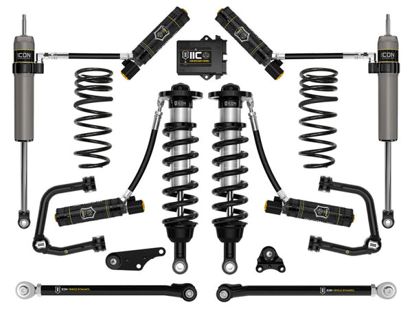 1.25in-3in Stage 10 Suspension System Tubular w/ Triple Rate Spring — 2024+ Toyota Tacoma