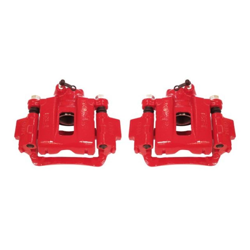 Red Calipers w/Brackets Rear - Pair — 03-09 Toyota 4Runner