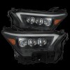 NOVA-Series LED Proj Headlights Black w/Actv Light & Seq. Sig + DRL — 2023+ Toyota Tacoma