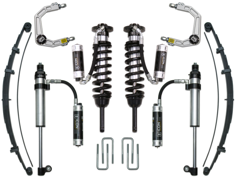 0-3.5in/0-2.75in Stage 9 Suspension System w/Billet Uca — 05-15 Toyota Tacoma