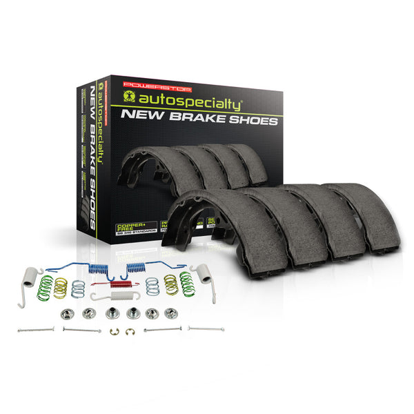 Autospecialty Brake Shoes w/Hardware Rear — 00-03 Toyota Tundra