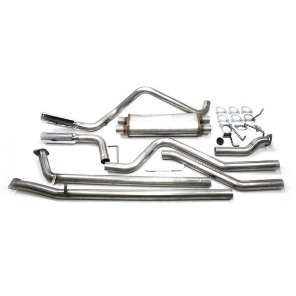 4.6L/4.7L/5.7L 409SS Pass Side Dual Exit Cat-Back Exhaust — 07-20 Toyota Tundra