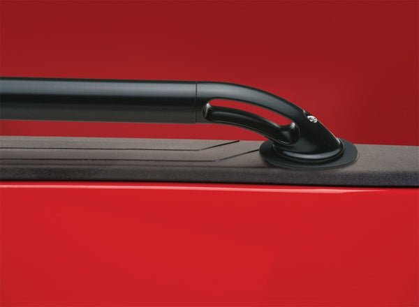 Locker Side Rails 6.5ft Bed - Black Powder Coated — 07-20 Toyota Tundra