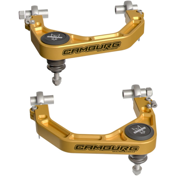 2WD/4WD KINETIK V2 Performance Billet X-Joint XL Upper Arms (GOLD) — 2024 Toyota Tacoma