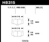 HPS 5.0 Front Brake Pads — 95-98 Toyota Tacoma