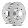 Evolution Drilled & Slotted Rotors Front - Pair — 95-04 Toyota Tacoma