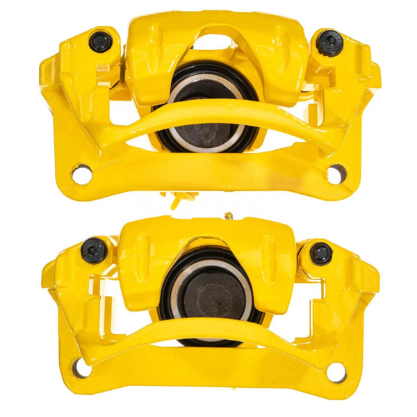 Yellow Caliper w/Bracket (Pair) Rear — 01-07 Toyota Sequoia