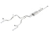 4.6L/5.7L Crew Max SB DC SB Touring Cat Back Exhaust Dual Split Rear Exit — 14-15 Toyota Tundra