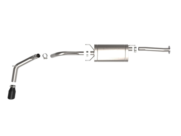 Apollo GT Series 2.5in. - 3in. 409 SS Cat-Back Exhaust System w/ Black — 16-22 Toyota Tacoma