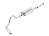 3.5L V6 Auto 4DR CC SB S-Type 2.5in Single Left Rear Exit 4in Tip Exhaust — 2016 Toyota Tacoma