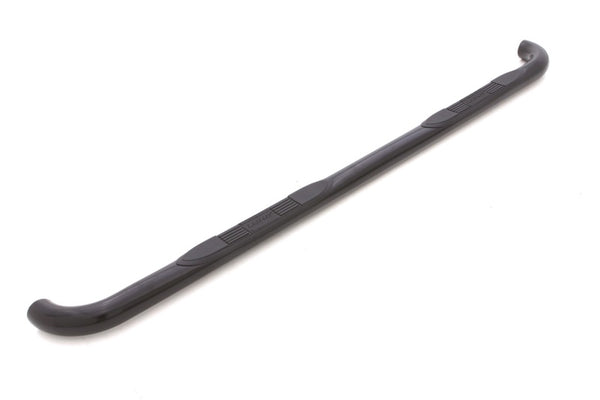 3in. Round Bent Steel Nerf Bars Access Cab - Black — 05-17 Toyota Tacoma