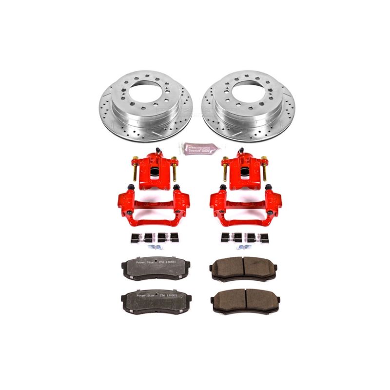 Z36 Truck & Tow Brake Kit w/Calipers Rear — 03-09 Lexus GX470