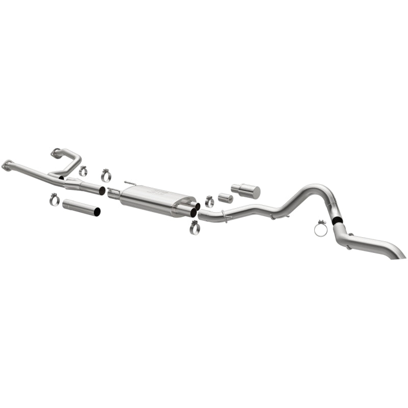 Overland Series 3in Single Straight Passenger Side Rear Cat-Back Exhaust — 22+ Toyota Tundra
