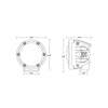 4in. 360-Series A-Pillar Lighting Kit — 2022+ Toyota Tundra