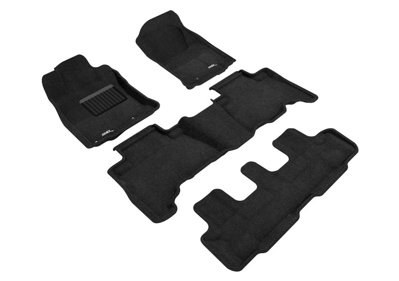 7-Seat Elegant Black R1 R2 R3 (Post) — 13-24 Toyota 4Runner