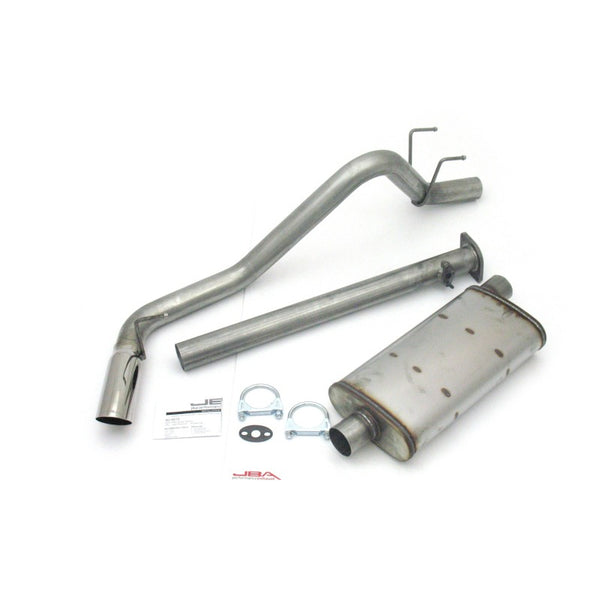 (Xtra Cab) 3.4L 409SS Pass Side Single Exit Cat-Back Exhaust — 00-04 Toyota Tacoma