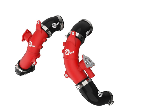 (J300) V6-3.5L (tt) BladeRunner 2.5in Aluminum Hot Charge Pipe - Red — 2022 Toyota Land Cruiser