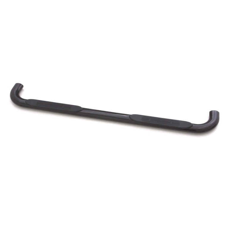 4in. Oval Curved Steel Nerf Bars Access Cab - Black — 05-17 Toyota Tacoma
