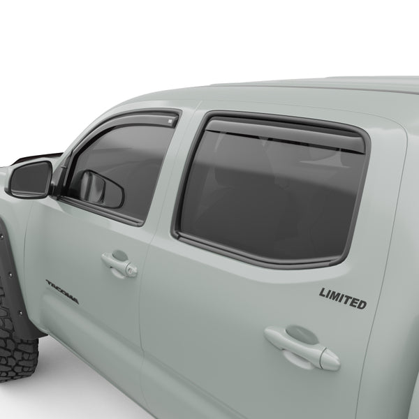 In-Channel Window Visors - Smoked (575081) — 2016-2017 Toyota Tacoma